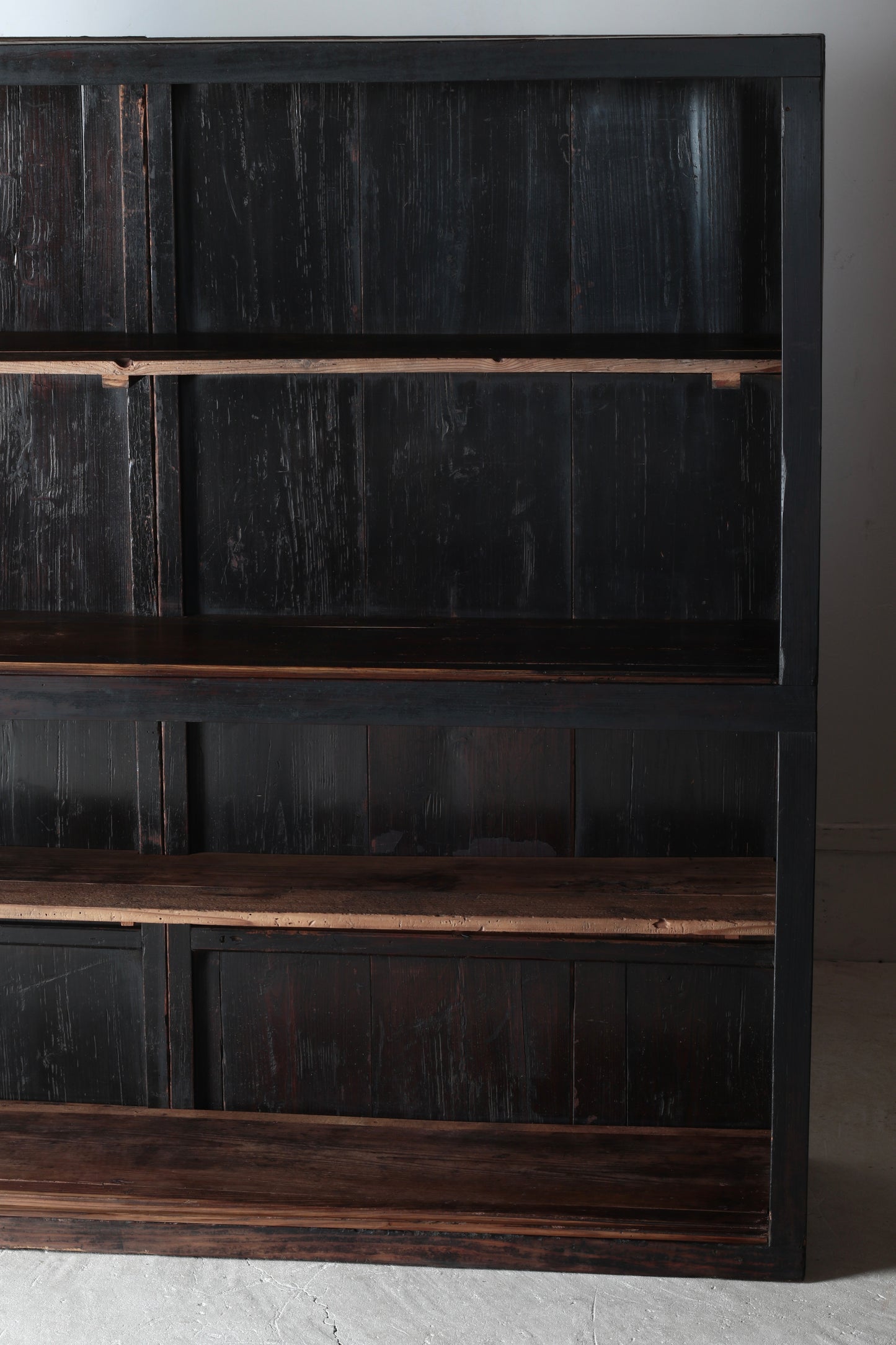 Black Shingle-style Cabinet