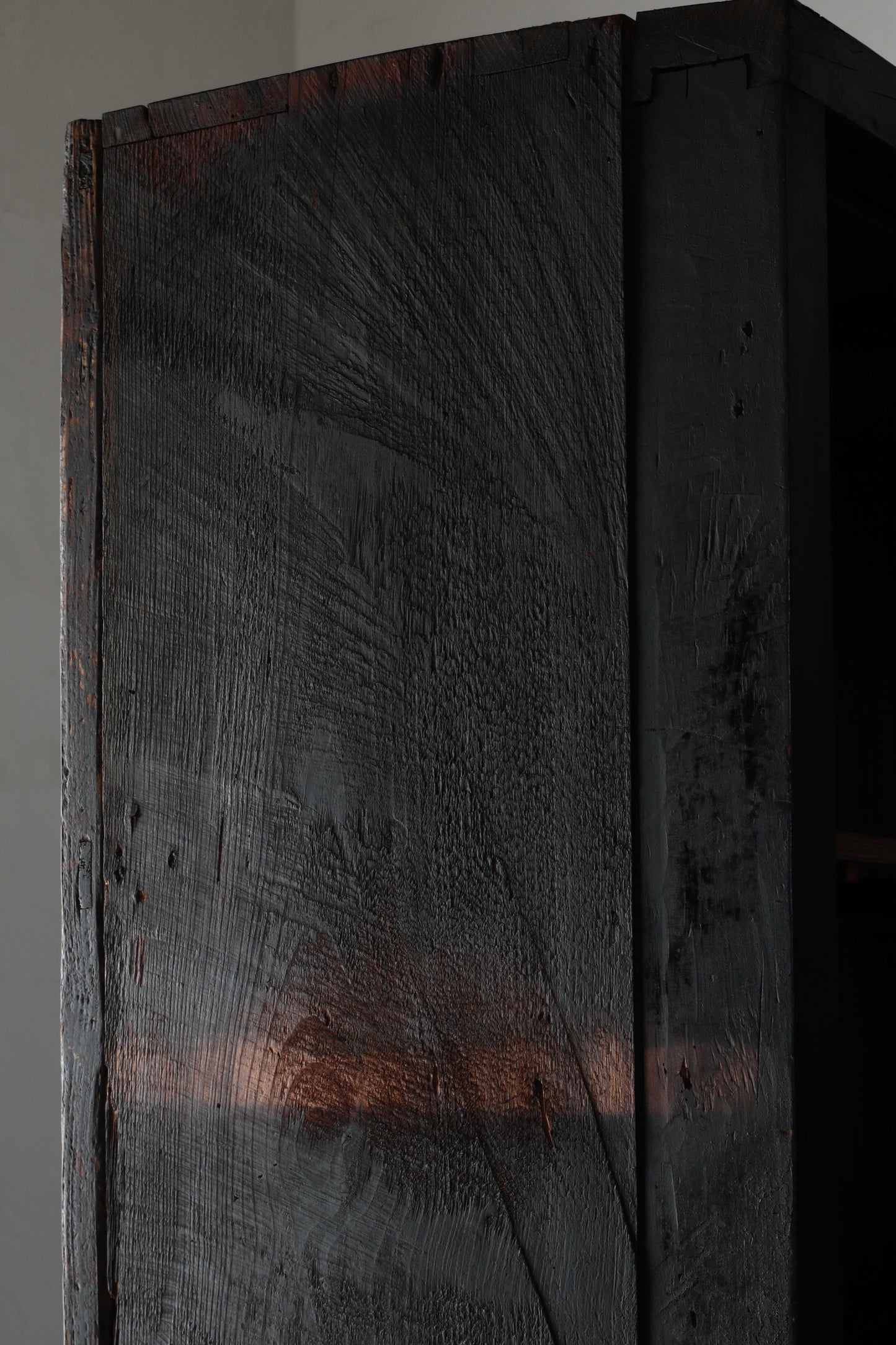 Black Shingle-style Cabinet