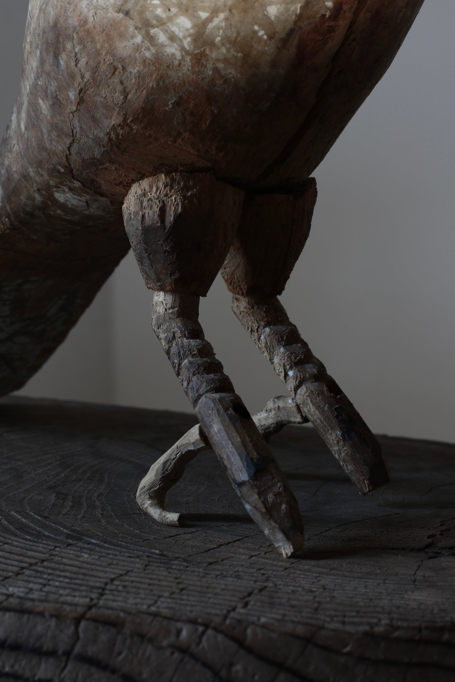 Wood-Carved Bird