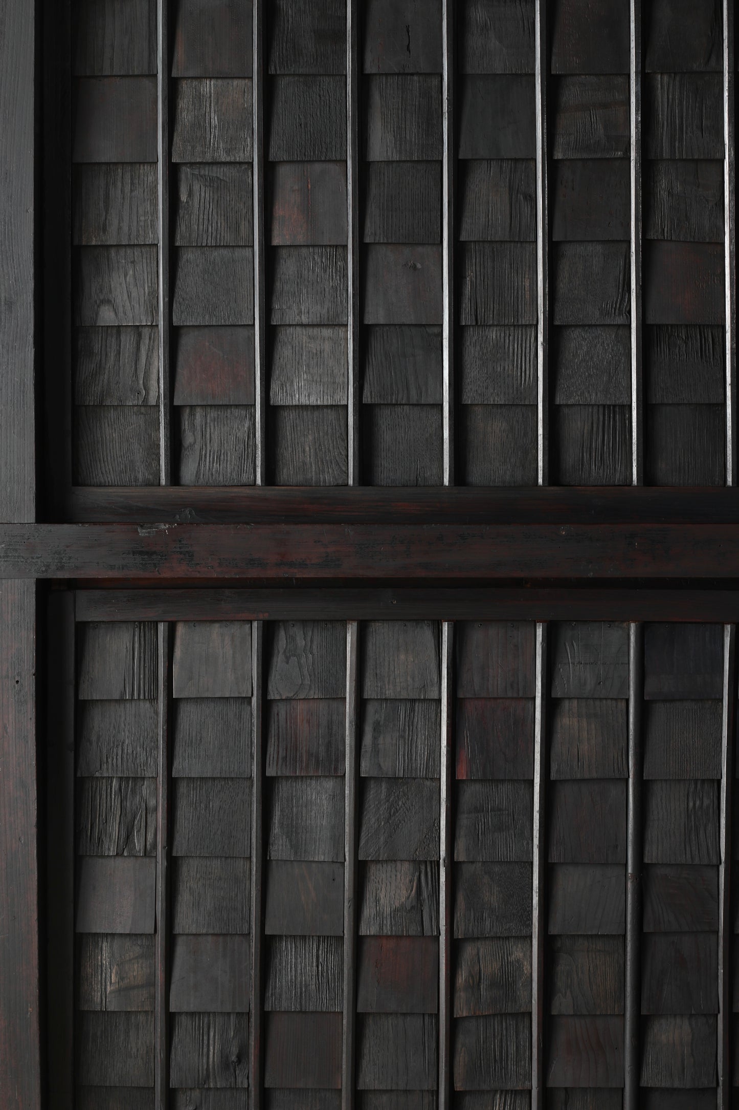 Black Shingle-style Cabinet