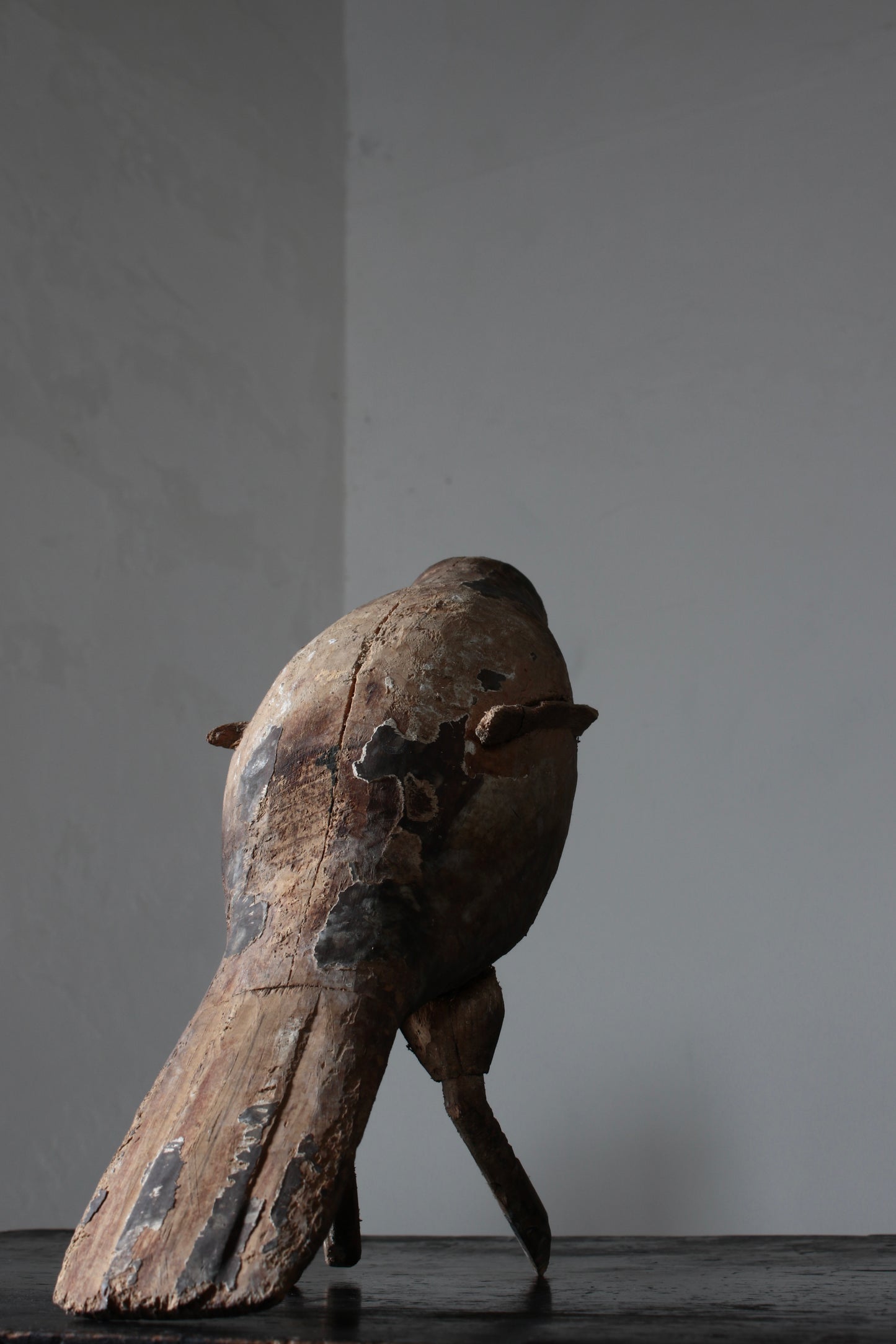 Wood-Carved Bird