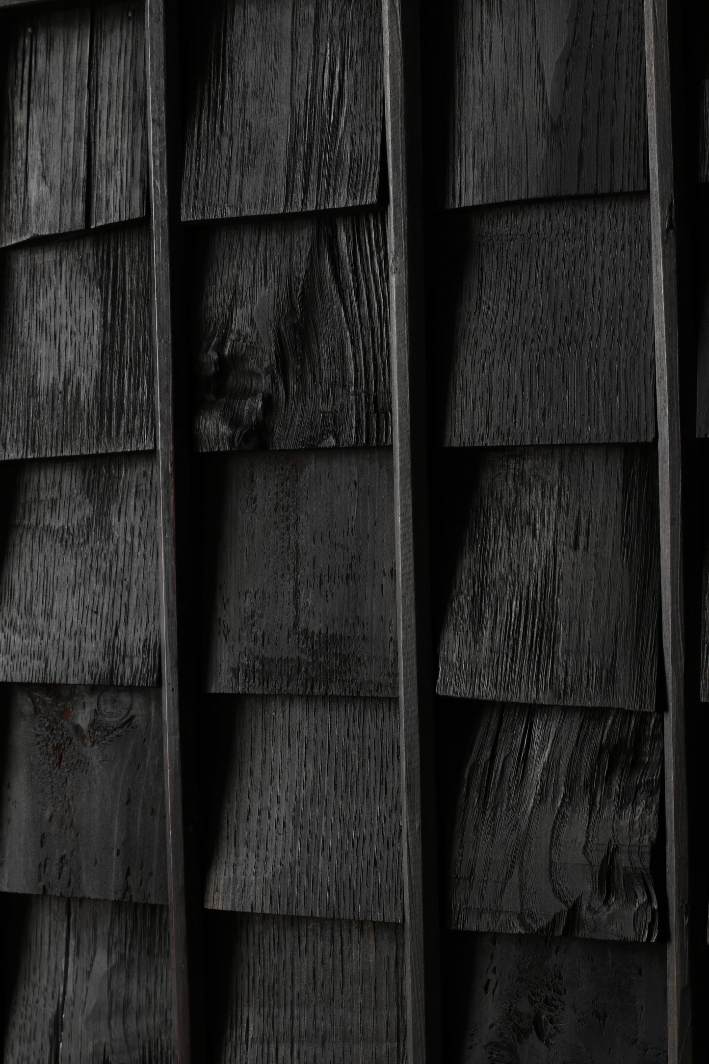 Black Shingle-style Cabinet