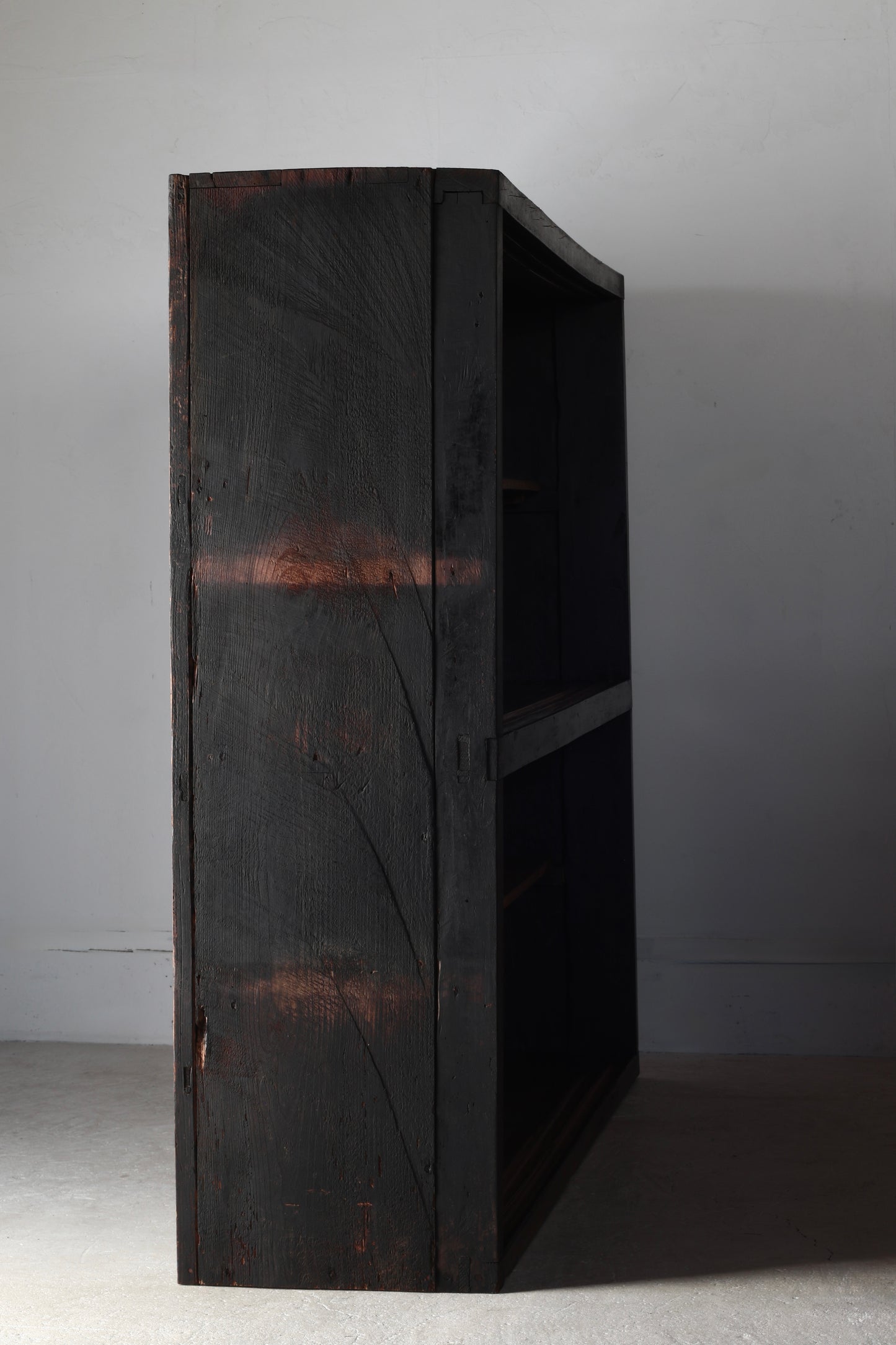 Black Shingle-style Cabinet