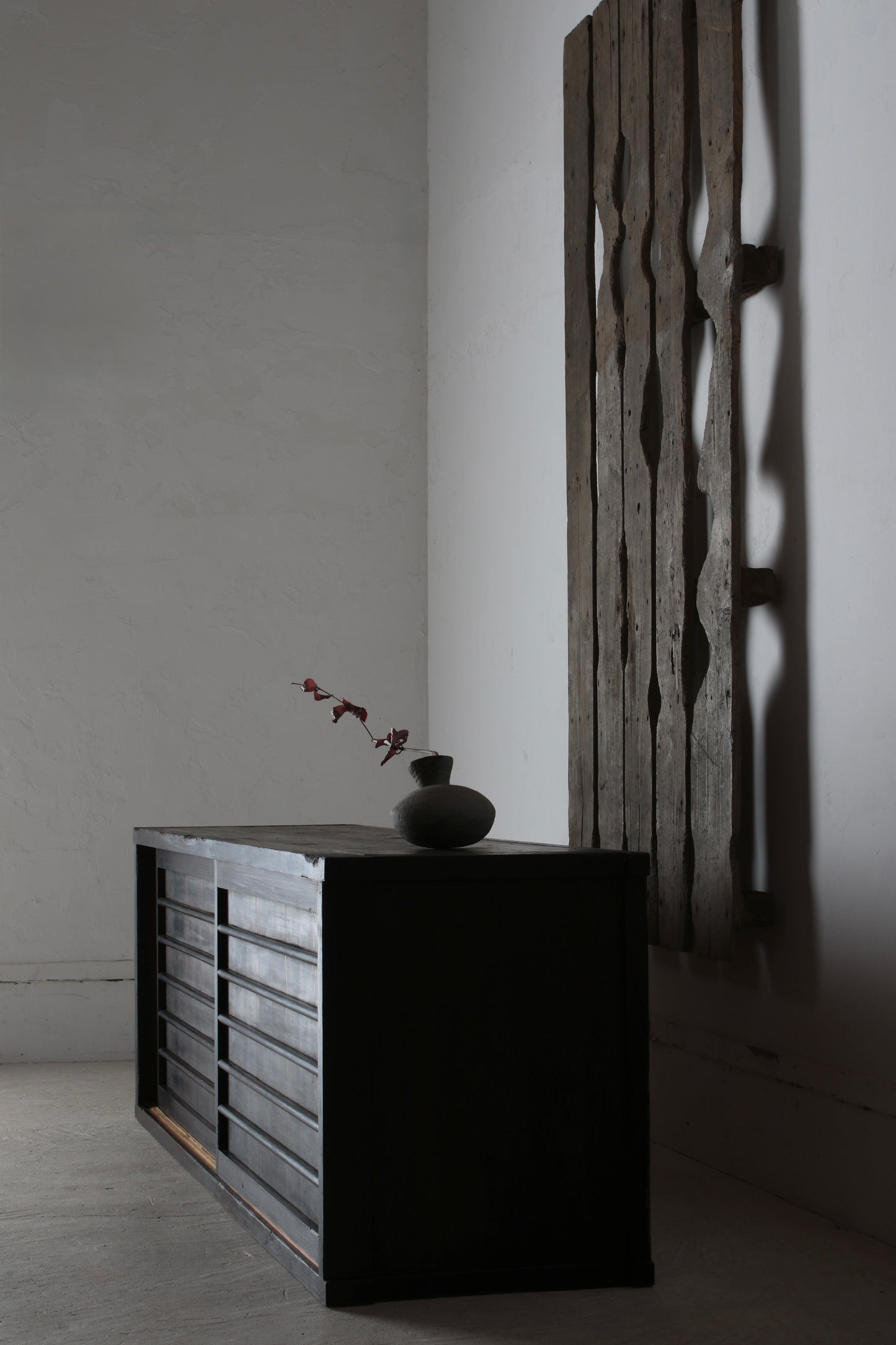 Low Black Tansu -1