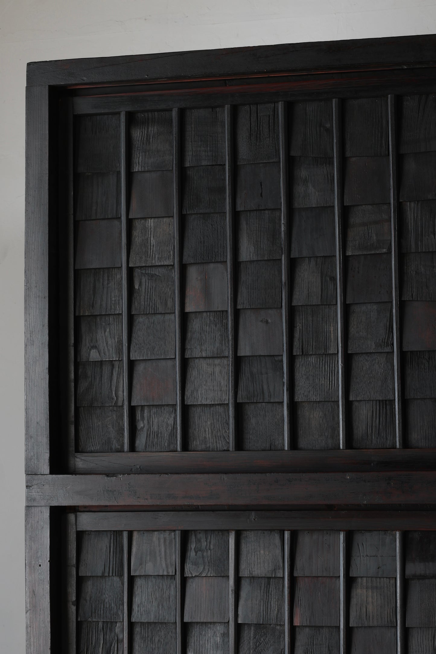 Black Shingle-style Cabinet