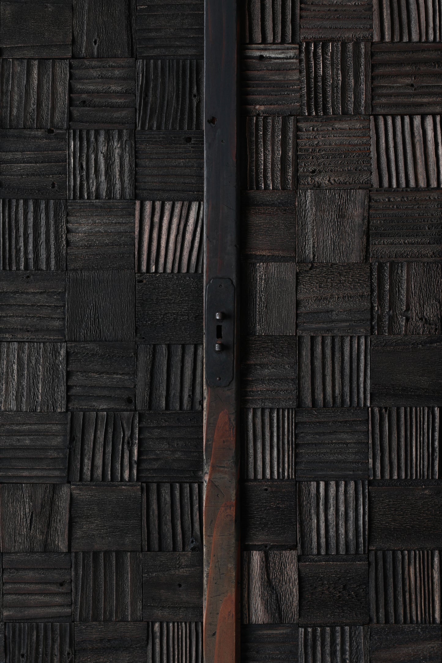 Withered Wood Grid Cabinet
