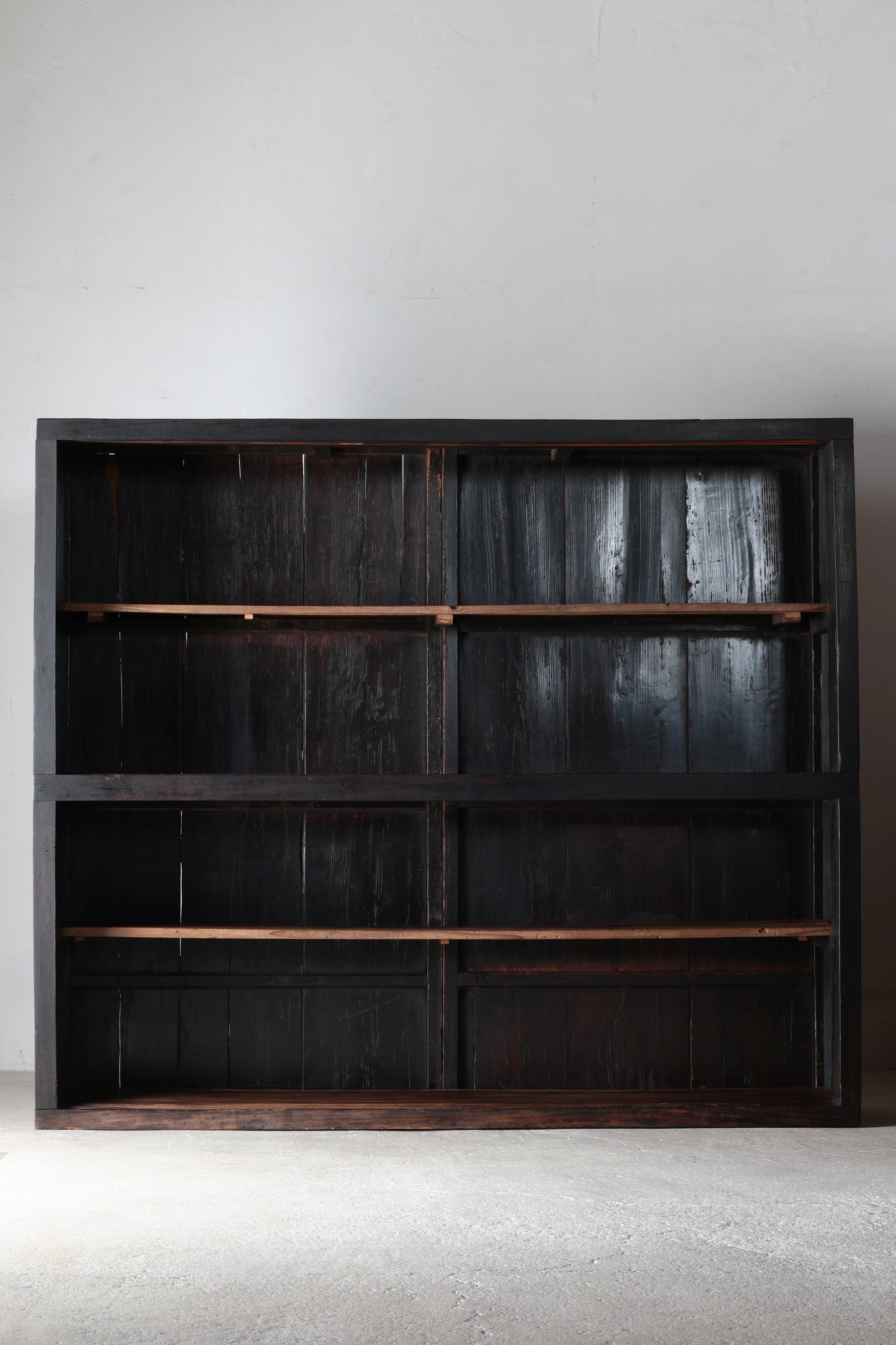 Black Shingle-style Cabinet
